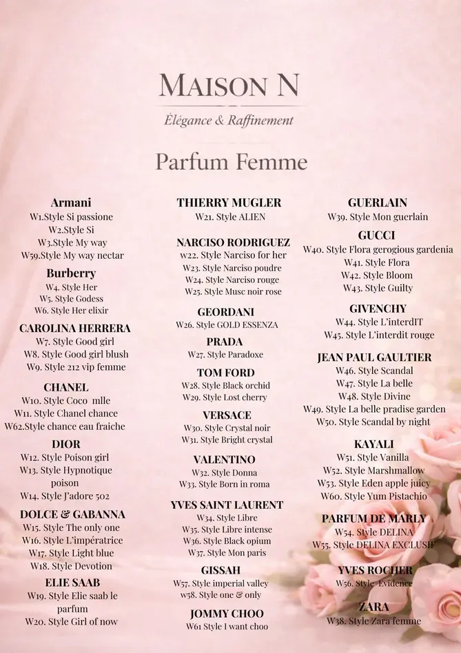 Catalogue Pour Elle